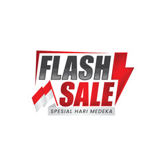 Special Independence Day Flash Sale Modern Promotional Stickers