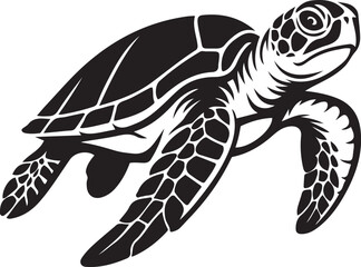 Turtle icon design for creatives, Minimal turtle artwork for branding