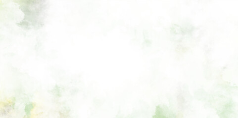 Abstract green watercolor background, green textured vector banner. watercolor splash.This is watercolor splash.It is drawn by hand.light mint green wash with abstract blob design.