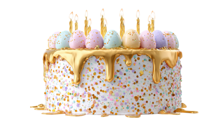 High angle view of cake with text against pink background