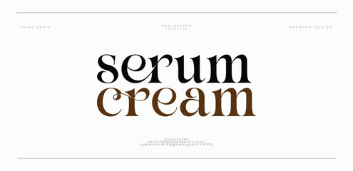 Luxury modern serif logo alphabet font. Elegant Lettering vintage Retro Designs. Typography decoration fonts for branding, wedding, logos. vector illustration
