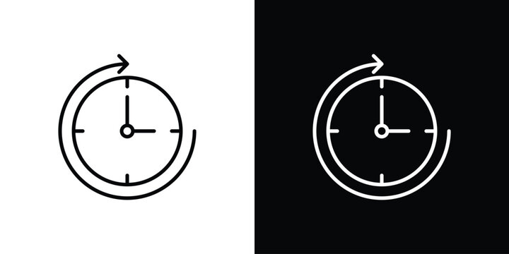 Time forward icons graphic design vector symbols. icon Eps10.