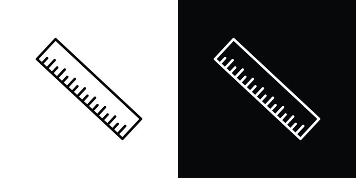 Ruler icons graphic design vector symbols. icon Eps10.