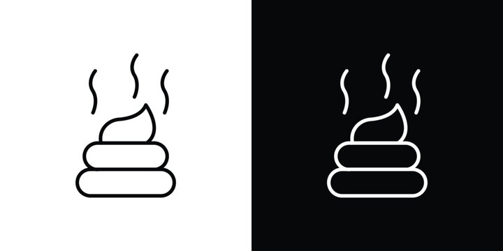 Poop icons graphic design vector symbols. icon Eps10.