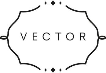 Ornamental label frames. set of luxury vintage frames, collection of retro labels, Royal wedding insignia, sale sticker or invitation card.