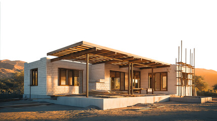 Obraz premium House under construction