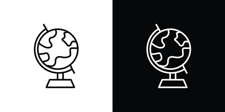 Globe icons graphic design vector symbols. icon Eps10.
