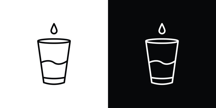 Glass icons graphic design vector symbols. icon Eps10.