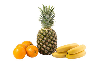Natural Tropical Fruit Mix for Healthy Diet and Juice Concept