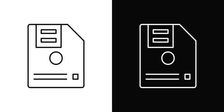 Floppy disk icons graphic design vector symbols. icon Eps10.