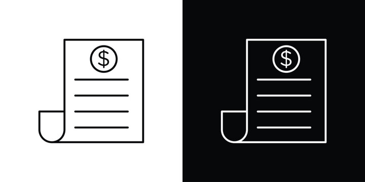 File invoice icons graphic design vector symbols. icon Eps10.