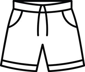 shorts pant icon vector silhouette illustration