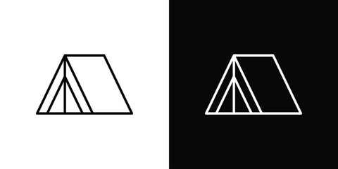 Camping icons graphic design vector symbols. icon Eps10. © Annimo
