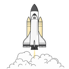 Accelerator isolated on white 