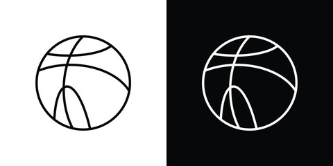 Basketball icons graphic design vector symbols. icon Eps10. © Annimo