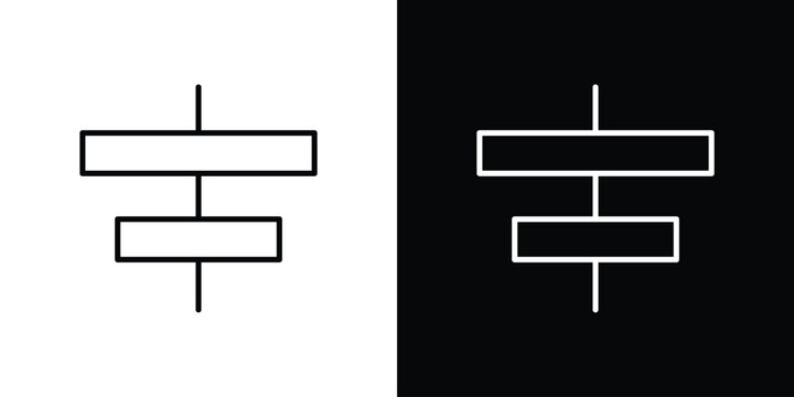 Align center icons graphic design vector symbols. icon Eps10.