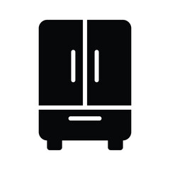 Grab this glyph icon of home kitchen cupboard