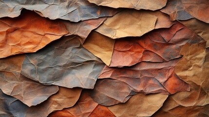 Abstract textured layered paper design