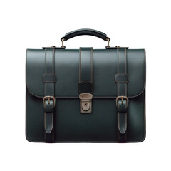 Classic Leather Briefcase Transparent PNG
