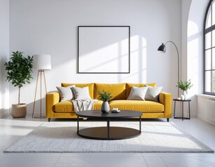 Poster Mockup Scene for Branding or Art