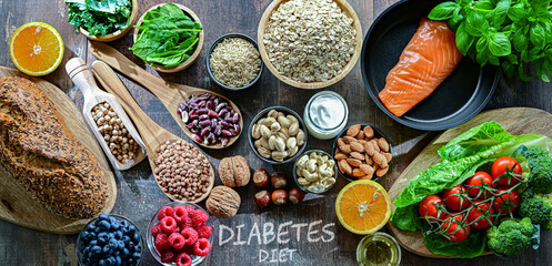 Food products recommended for diabetic patients