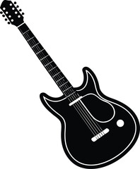 Acoustic Guitar on Wooden Surface &ndash; Musical Instrument Closeup, Classic String Guitar, Rustic Music Background, Guitar Playing Concept