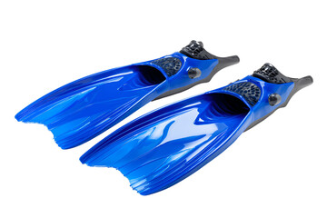 Blue Diving Fins Aquatic Gear Snorkeling Equipment Water Sports