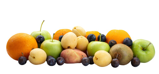 Fresh Natural Fruits for Healthy Eating and Nutrition Concept