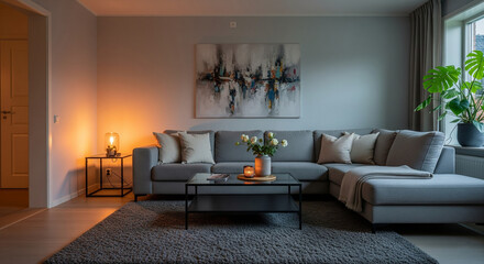 Fototapeta premium living room interior
