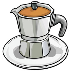 coffee maker and cup