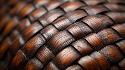 Close-up woven basket texture (1)