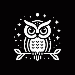 Fototapeta premium owl on a branch, owl on white background, owl, owl in the night, owl on a tree, owl on white, owl with wings, owl on tree branch