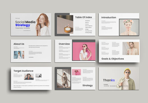 Social Media Strategy Presentation Template
