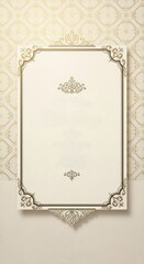Obraz premium Elegant vintage invitation card design