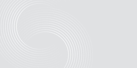 Abstract white glowing geometric lines on gray background eps10.