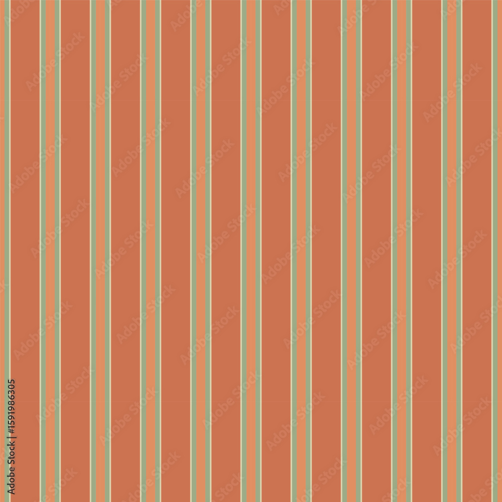 Wall mural seamless striped pattern.vertical stripes lines abstract repeat pattern in brown for fall, autumn.ve
