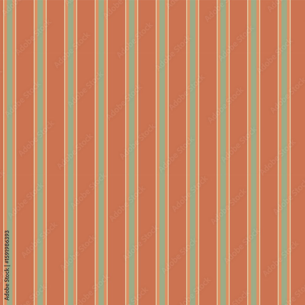 Wall mural seamless striped pattern.vertical stripes lines abstract repeat pattern in brown for fall, autumn.ve