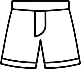 man shorts pant icon vector silhouette illustration 