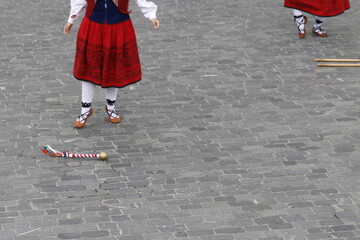 Basque folk dance performance