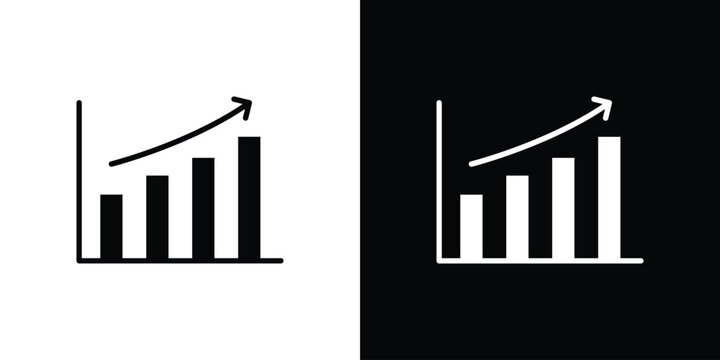 Chat arrow down icons flat vector concept. Black and white illustrations