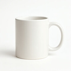 Obraz premium Minimalist White Ceramic Mug