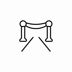 opening ceremony icon sign vector