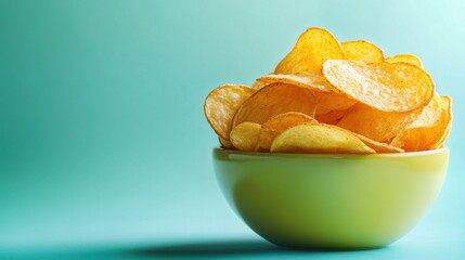 Colorful Bowl of Air-Fried Veggie Chips