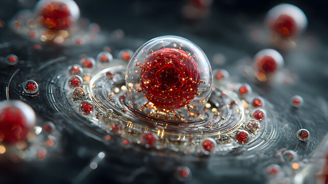 Generated Image of nano machines bio engineering