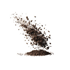 coffee beans isolated on white background