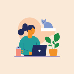 business man with Laptop