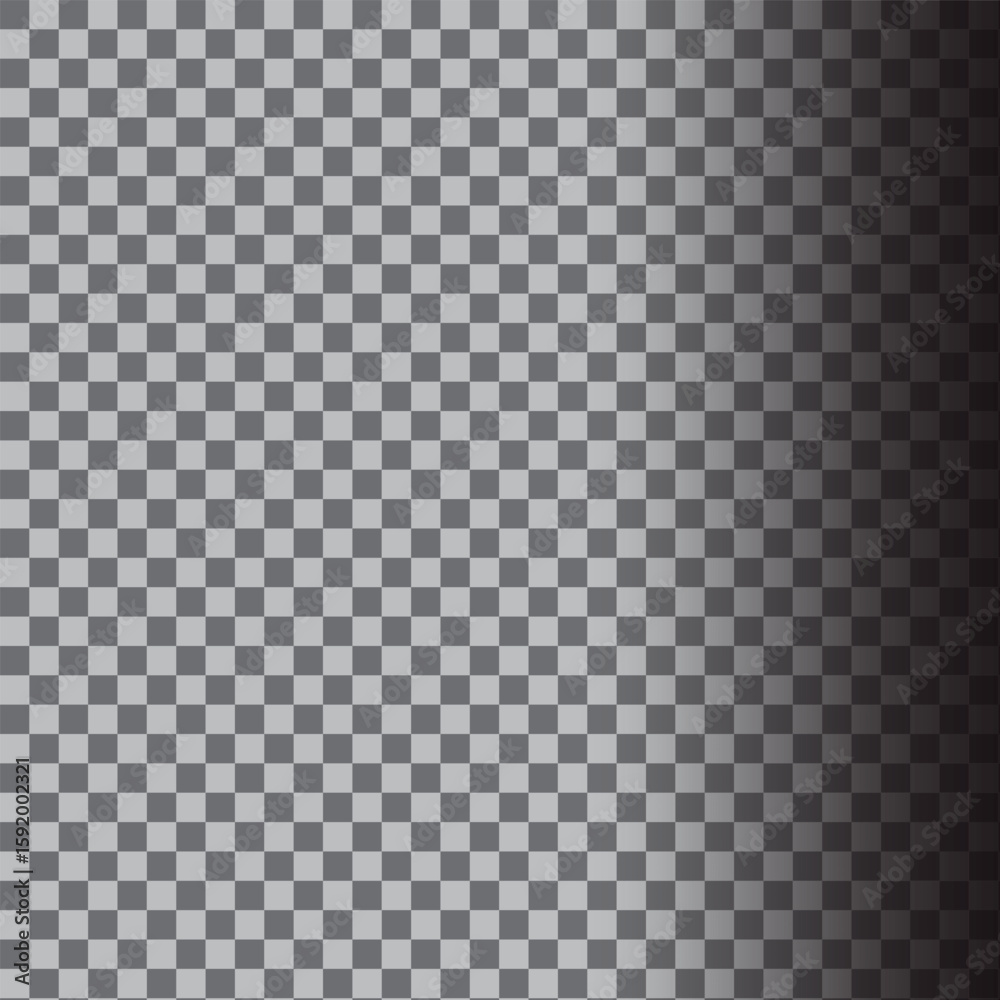Poster checker gradient background. transparent grid pattern. dark side fade. vector backdrop texture.