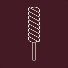 Twisty Lollipops trendy useful important vector Illustration design delightful colorful background