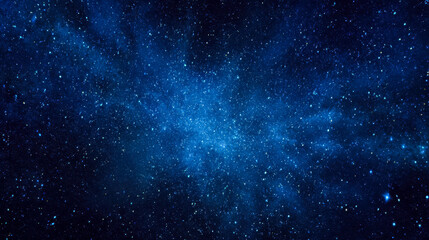Beautiful view of the starry night sky with countless stars scattered across the universe