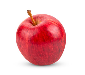 red apple isolated on transparent png ( Image from camera)